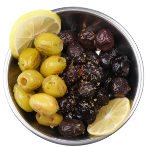 limonlu siyah&yeşil zeytin